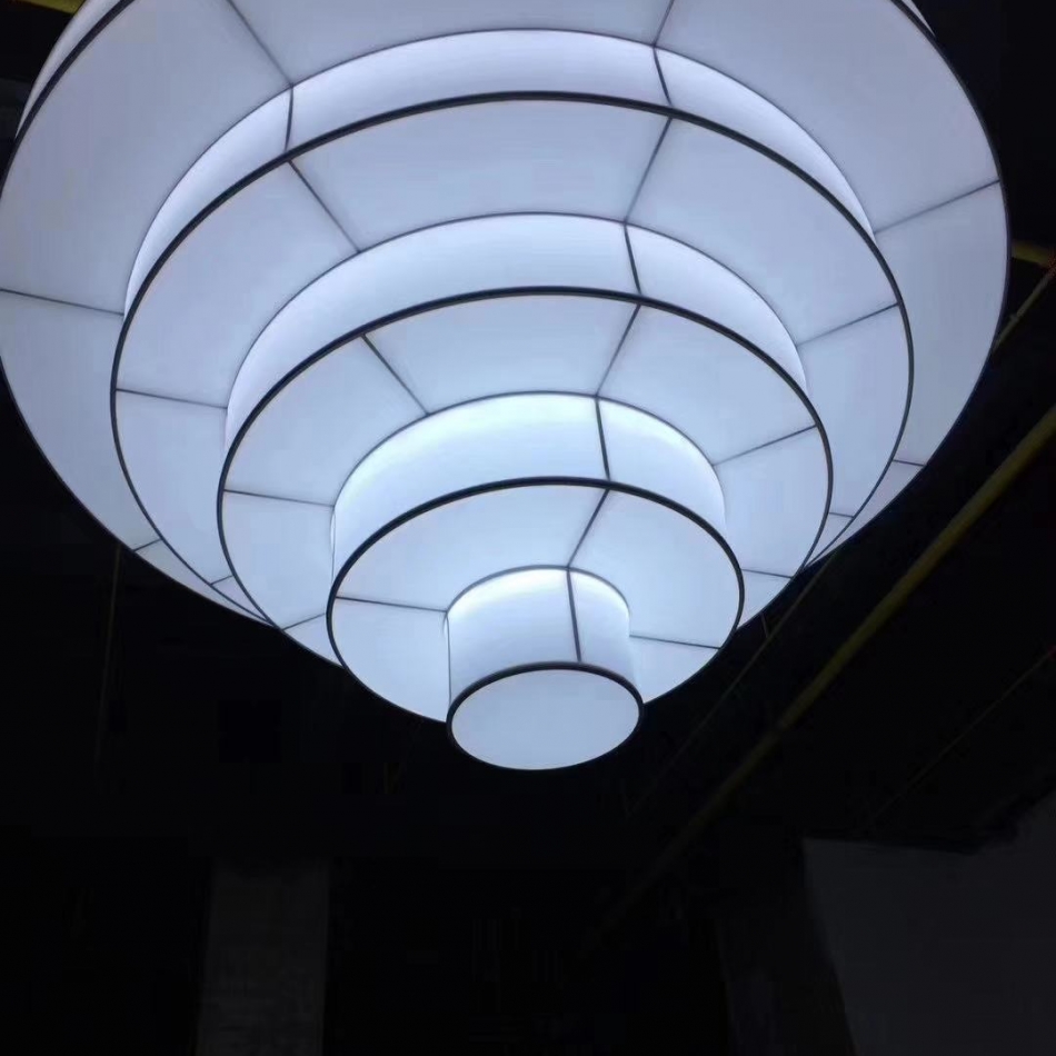 吸顶叠层拉膜天花灯