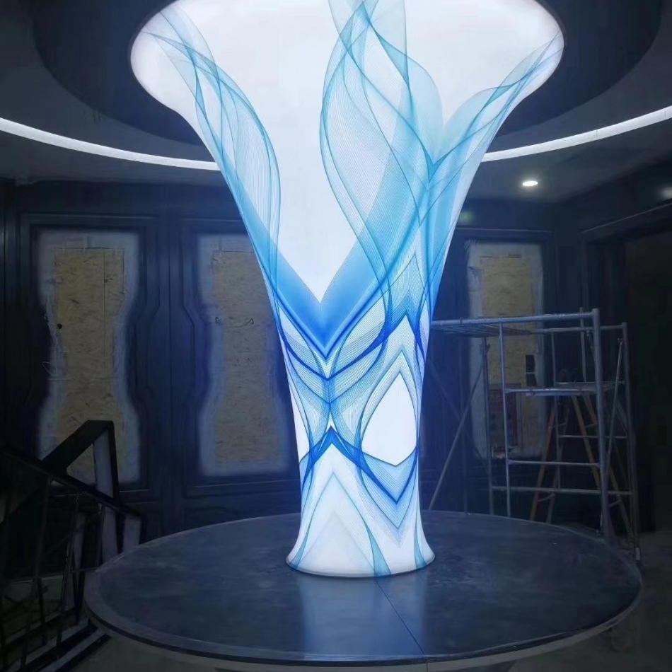 软膜天花板上的栩栩如生的3D图是怎么做的？